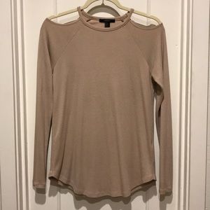 Cold shoulder long sleeve